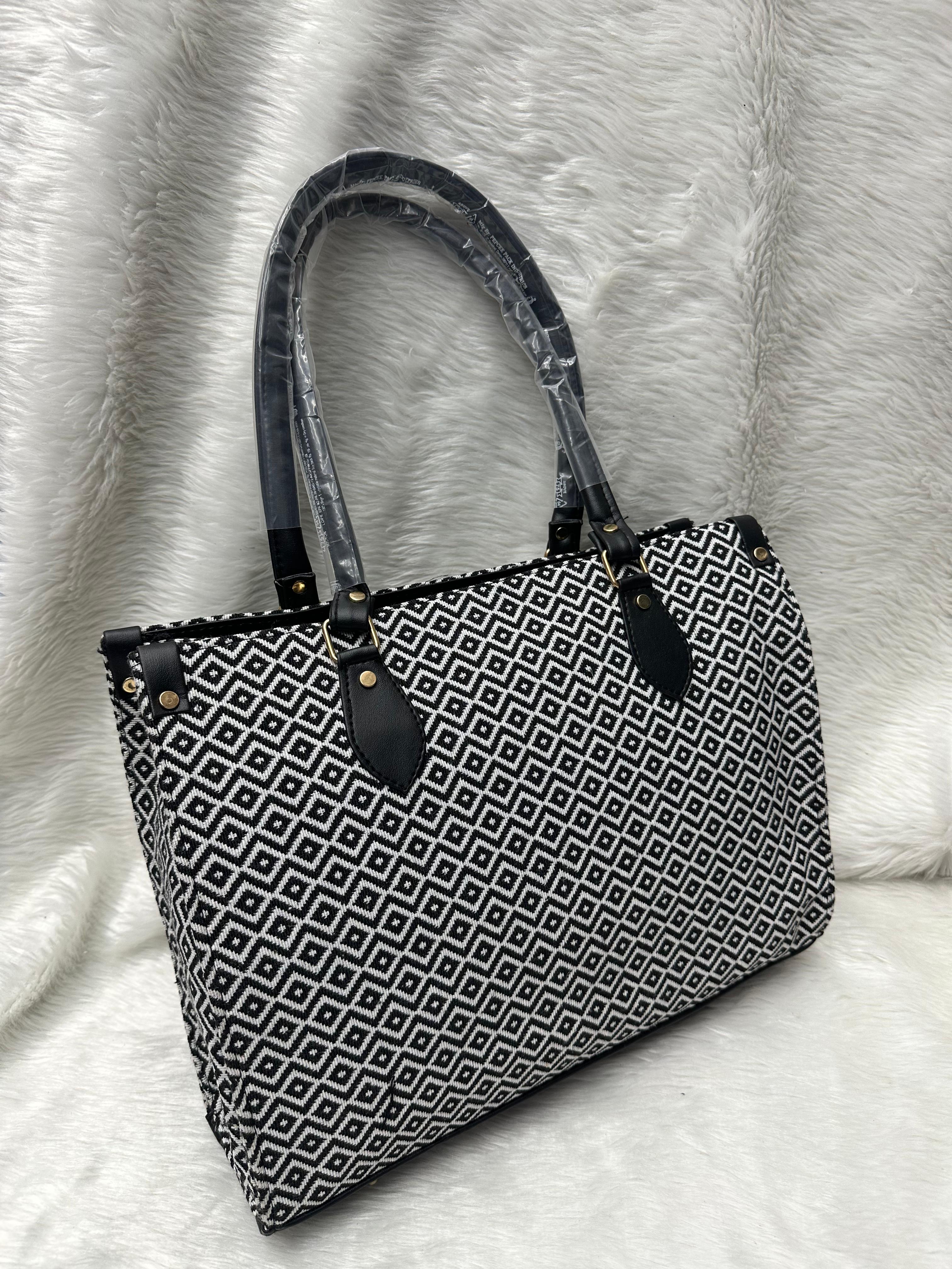Artistry in Motion: Oversized Ikkat Tote Bag